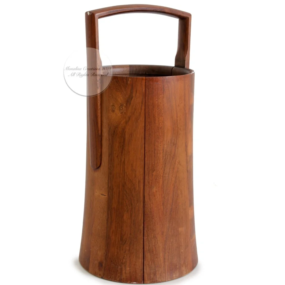 Dansk Palisander Ice Bucket Jens Quistgaard Staved Teak Rare MCM Vintage Modern